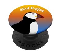 Stud Puffin Funny PopSockets Adhesive PopGrip