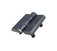 Stud Type Black/Bright Chrome Switchboard Hinge Cabinet Door and Window Industry Power Distribution Box Hinges 2Pcs(B 40x40x5)