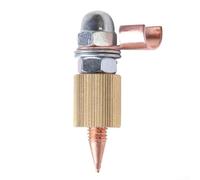 Stud Welding Machine Ground Connector for Automotive Dent Repair - Car Dent Puller Tool for Sheet Metal Bodywork, Compatible with Spotter Welders, Copper-Alloy(With line tail)