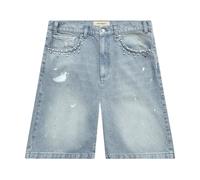 Studded Jorts- male- RETERNITY- Denim Shorts- Blue- W36- Shorts W36