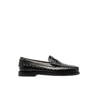 Studded Leather Slip-On Loafers - female - Sebago - Loafers - Black - 4 1/2 UK - Shoes 4 1/2 UK