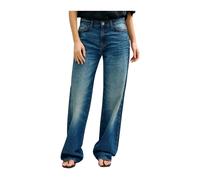 Studded Mid Rise Jeans - female - Guess - Loose Fit Jeans - Blue - W26 - Jeans W26