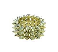 Studded Spike Chunky Bracelet Punk Gothic Trendy Jewelry for Men Women, One Size, Alloy, no gemstone
