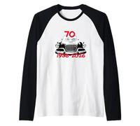 Studebaker 1950s American Collector car 70th Anniversary Raglan Baseball Tee