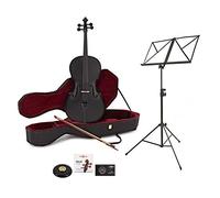 Student 1/2 Size Cello Beginner Pack by Gear4music Black