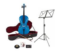 Student 1/2 Size Cello Beginner Pack by Gear4music Blue