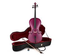 Student 1/2 Size Cello by Gear4music Purple Sparkle