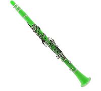 Student 17 Keys Green Clarinet Bb Tone ABS Body Clarinet Cupronickel Nickel-plated Key With Box And Accessories Clarinet Kit