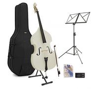 Student 3/4 Double Bass Beginner Pack by Gear4music White