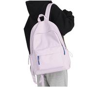 Student Backpack, Plain Backpack for Men and Women, Lightweight and Good Looking Backpack Backpacks Teenagers, purple, standard size, Rucksack Backpacks