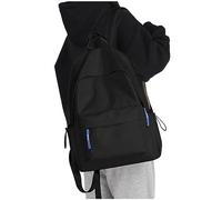 Student Backpack, Plain Backpack for Men and Women, Lightweight and Good Looking Backpack Nursery Backpacks Girls With Name, black, standard size, Rucksack Backpacks
