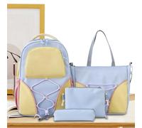 Student Backpack, School Book Bags - Travel Bookbag with Pencil Case Large Capacity Backpack for Textbooks Stationery Classroom Study College Teenagers Girls Short Trips Social
