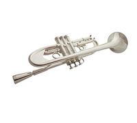 Student brass Trumpet Trumpet Instrument In B Flat For Beginners To Learn Silver-plated Weighted Trumpet For Adults To Play