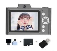 Student Camera Featuring 48MP HD Dual Camera, 2 8 Inch IPS Screen, 8x Optical Zoom, Long Life, And Multiple Photo Effects(Black 32G)