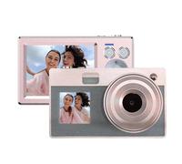 Student Camera Retro 5000W Sensoring 16x Magnification Double Screens Extended Battery Student Camera With Double Display