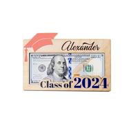Student Card Box - Creative Safe Graduation Gift, Graduation Gift Card Holder, Graduation Card Collector, Cash Organizer Money Holder Card Holder for Sister Son Daughter, Pink, se beskrivning