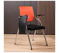 Student Chair with Desk Foldable Mesh Office Chair Lumbar Support Tablet Arm Writing Board & Cup Holder Metal Backrest Portable Classroom Fur