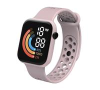 Student Children's Internet LED Electronic Watch Astronaut Square Function and Good Looking A for Girls Age 4-7 (B, 26X2.2X1.6CM)
