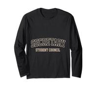 Student Council Secretary School Election Day Athletic-Style Long Sleeve T-Shirt