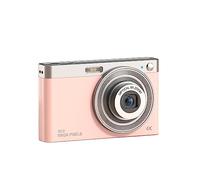 Student digital camera retro entry level camera campus HD compact vlog portable card camera(Color:Black)