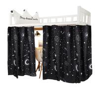 Student Dormitory Bed Curtain Cabin Bunk Bed Curtain Dormitory Shading Curtain Single Sleeper Bed Tent Curtain Mosquito Protection Net Anti-dusty Shading Canopy Removable Curtain Shading Net, 1.1 x 2m