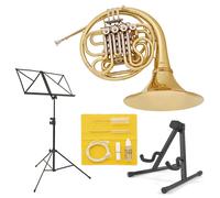 Student Double French Horn Beginner Pack by Gear4music