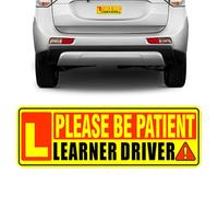 Student Driver Sticker Magnet - 24x8cm - Waterproof Sunscreen Reusable, Car Magnetic Reflective Sticker, New Driver Safety Warning Bumper Sign For Automobile Motorcycle Ev Road Safety