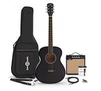 Student Electro Acoustic Guitar Black 15W Acoustic Amp & Accessory Pack