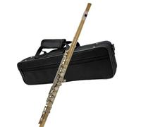 student flute 16 Closed Open Holes C Key Flute Professional Gold Silver Flute With Box Stick Gloves