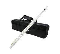 student flute 16 Closed Open Holes C Key Flute Professional Silver Plated Flute With Box Cloth Stick Gloves