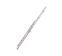 student flute Flute In C Key 16 Holes Silver-plated White Copper For Adult Beginners Entry-level Student Examination Grade White Copper