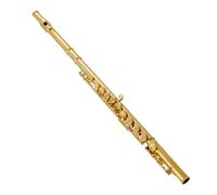 student flute Musical Instrument C-key Flute 16-hole Flute Open And Close Dual-purpose French Button Carved Gold-plated Flute