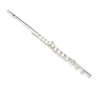 Student Flute Professional Flute Instrument C Key 16 Hole Silver Plated Beginner Flute Standard Portable Flute