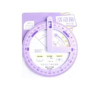 Student Friendly Angles Calculator with High Visibility Graduations Shatterproof Construction Suitable for Stem Learning Geometry Set