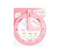 Student Friendly Angles Calculator with High Visibility Graduations Shatterproof Construction Suitable for Learning Engineering Protractor Set