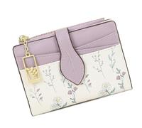 Student Friendly PU Wallet with Cartoon Patterns Practical Construction Multiple Slots for Organized Storage Student Zippers Wallet PU Card Holder