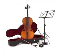 Student Full Size Cello Beginner Pack by Gear4music Antique Fade