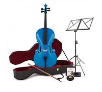 Student Full Size Cello Beginner Pack by Gear4music Blue