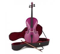 Student Full Size Cello by Gear4music, Purple Sparkle