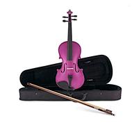 Student Full Size Violin by Gear4music, Purple Sparkle