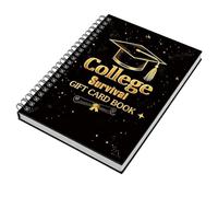 Student Graduation Card Book 2026-18x13cm Handmade Book | Card Holder Book for Student Life | for Students Teens Birthday High School University College Dorm