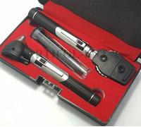Student Home Use New Ent Otoscope Examination Kit Fiber Optic Diagnostic Set Black Color OS1015