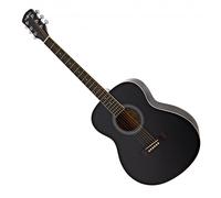 Student Left Handed Acoustic Guitar by Gear4music Black