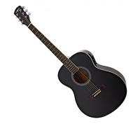 Student Left Handed Electro Acoustic Guitar by Gear4music Black