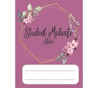 Student Midwife Notepad - journal for Student Midwifes - Blank Lined Notepad - Midwifery Essentials - Midwife Gifts- Purple Floral