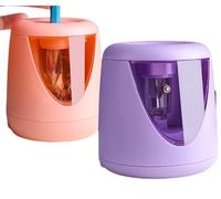 Student Multi-Functional Electric Automatic Pencil Sharpener(Blue)