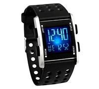 Student Multifunctional Sports Electronic Watch Dual Display LED Colorful Waterproof Electronic Watch