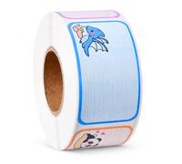 Student Name Stickers, Waterproof Paper, Name Stickers - Cute Animals