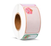 Student Name Stickers, Waterproof Paper, Name Stickers - Soft Animals