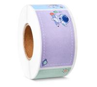 Student Name Stickers, Waterproof Paper, Name Stickers - Space Travel
